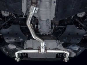 BMW 4 Series Performance Exhaust - Rear - AWE Tuning - Axle-Back Track Edition, Dual Exit, Dual 4.5